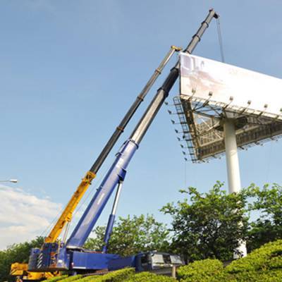 库伦旗汽车吊出租260吨吊车租赁工厂设备安装